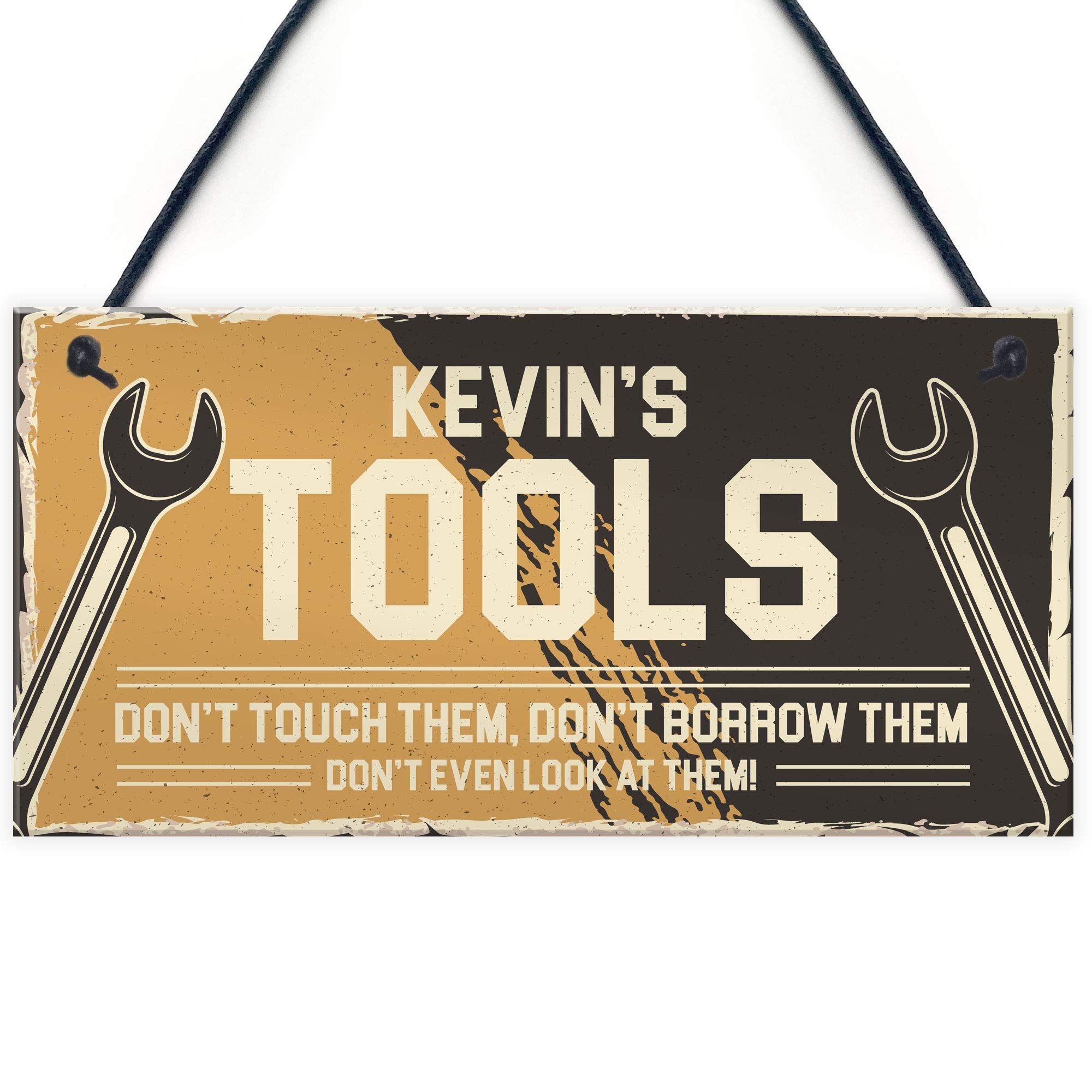 PERSONALISED Tool Sign Gift For Men Shed Garage Man Cave Sign Gift For Him