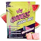Goddess Creatine Gummies – Low-Sugar Chewable Creatine for Women | Booty and Muscle Builder, Faster Recovery, Strength | High-Potency Wild Watermelon Flavor – 150 Bites (5g per Serving)