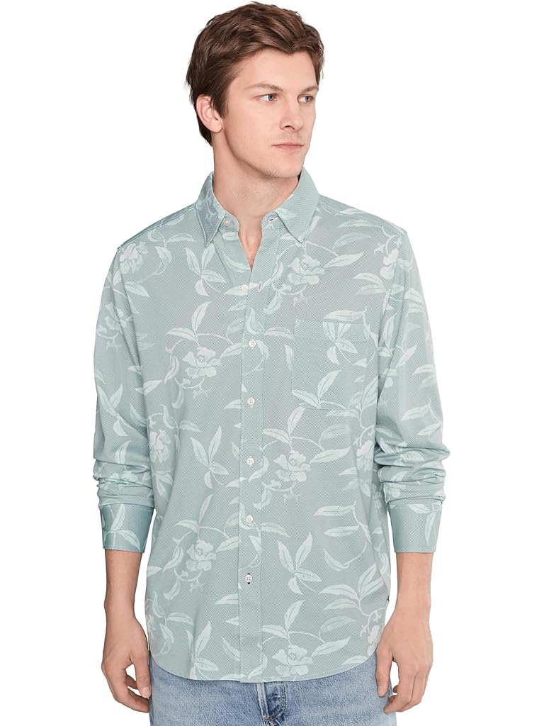 Green Tommy Bahama San Lucio Gardenia Shirt Long Sleeve