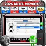 Autel Scanner MaxiCOM MK900BT, 2026 MK900-BT V2.0 Bidirectional Diagnostic Tool, 8in Up of MK900 MX900 MK808S MK808BT MX808S MK808Z, 3000+ Active Tests, 40+ Service, CAN-FD&DOIP, All System, FCA 11 OS