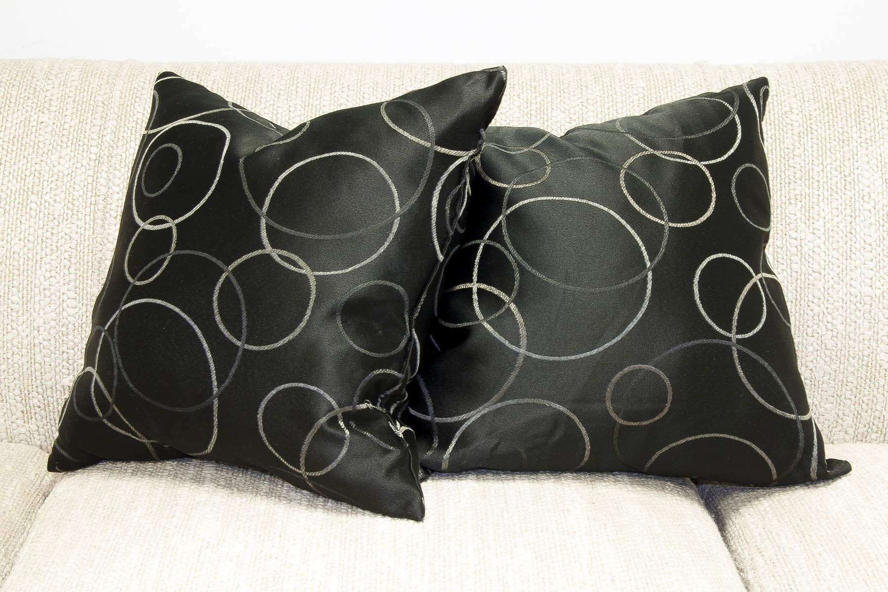 Circle Jacquard Decorative Pillow
