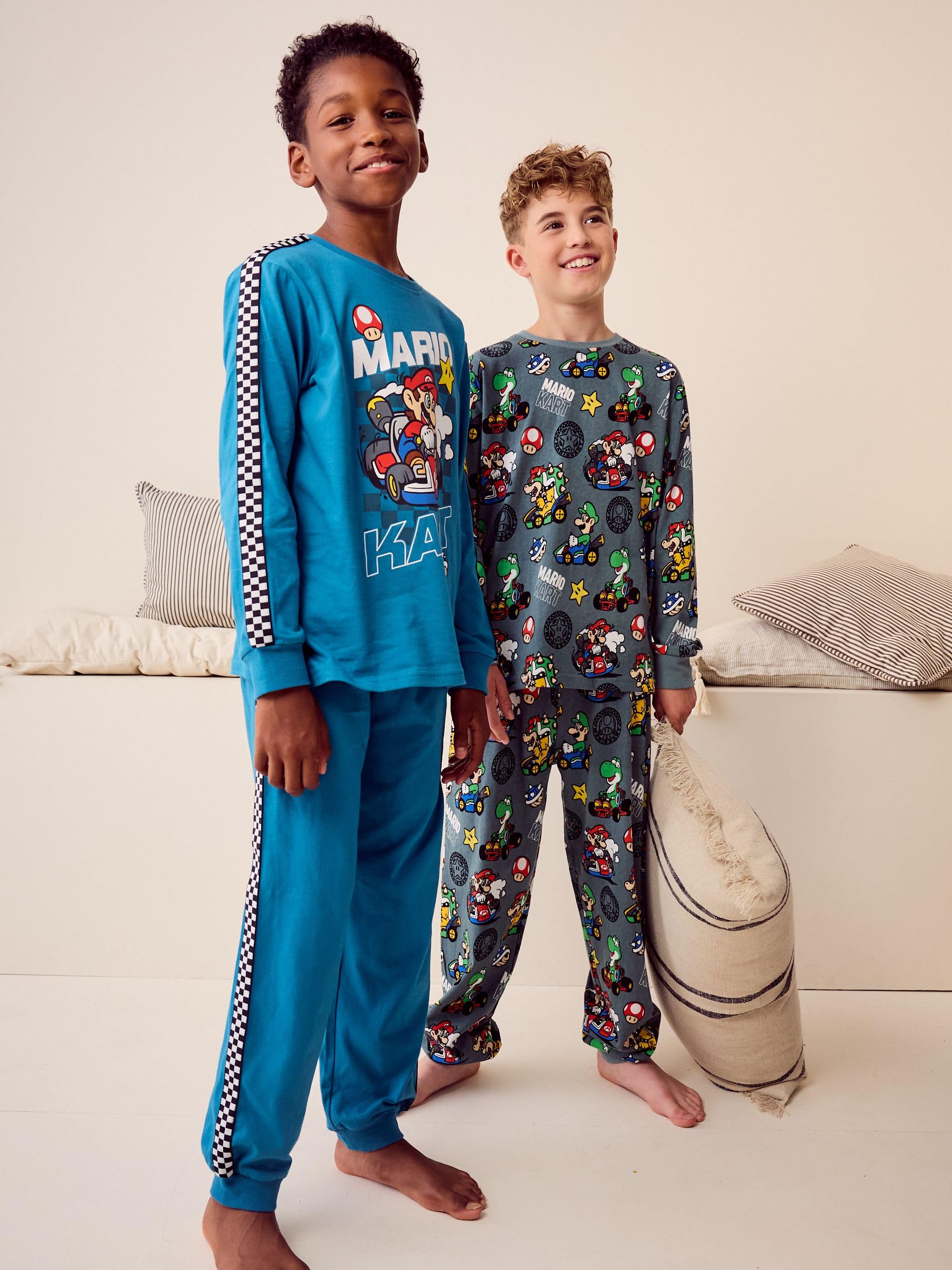 NEXT Ragazzo Confezione 2 Pigiami con Pantaloni da Jogging