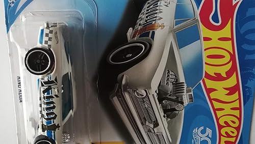 Miniatura 3 de Hot Wheels 2018 Checkmate King Kuda (King) 362/365, blanco