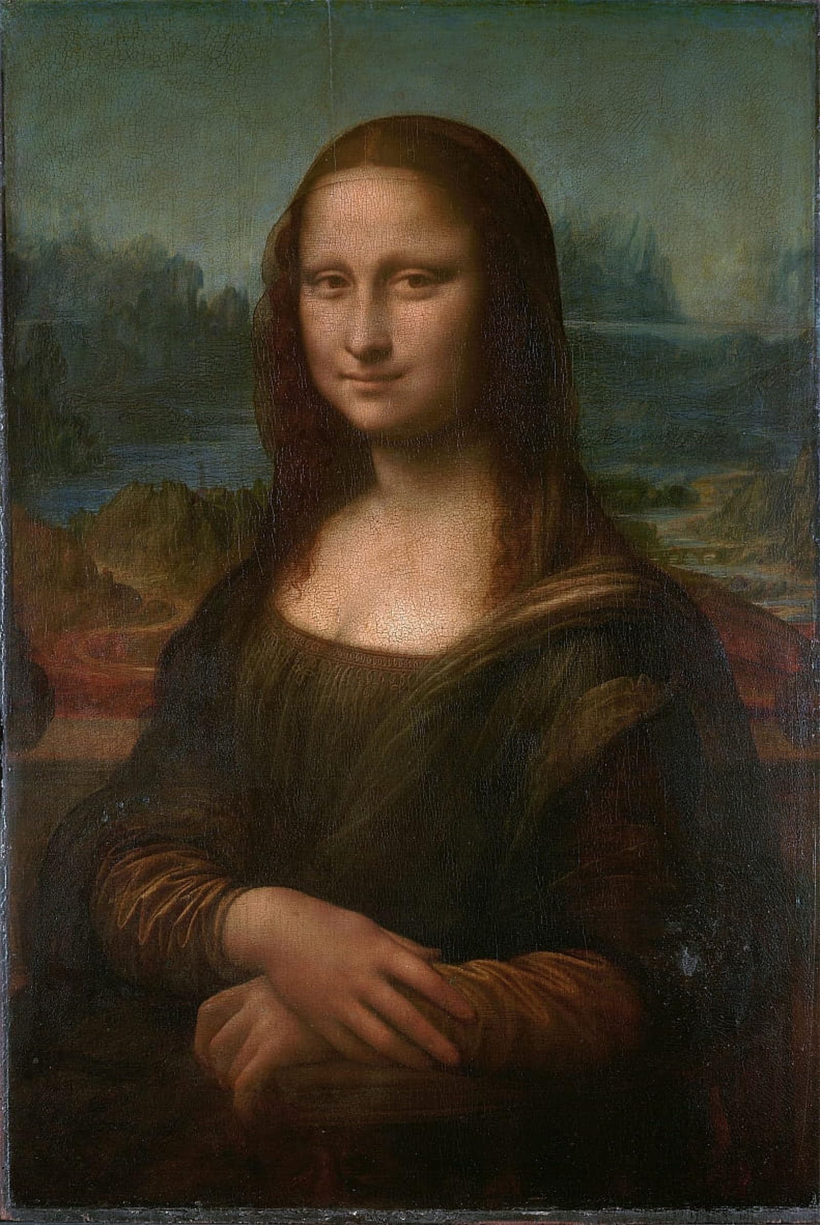 SERENDIPITP Retro Picture Poster Wall Art Pictures Painting the Mona Lisa by Leonardo Da Vinci Wall Art Canvas Print for Wall Decor 60x90cm