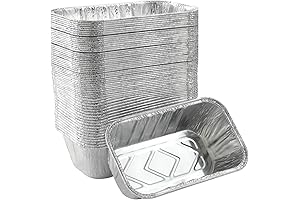 50 Pack 1-Pound Disposable Loaf Pans