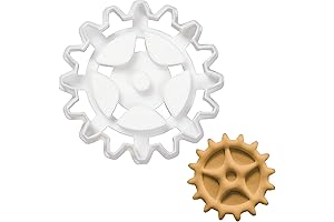 Steampunk Gear Cookie Cutter: Timeless Elegance for Themed Treats