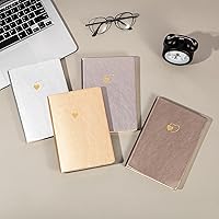 Vista 51 de CAGIE Lined Journal Notebook for Women and Girls 256 Pages Cute Diary with Heart-Shaped Leather Journals for Writing A5 Soft Cover Notebooks for
