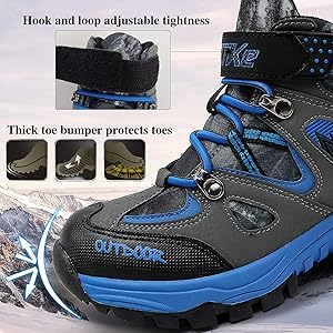 Amazon.com | JMFCHI Kids Hiking Boots Boys Girls Outdoor