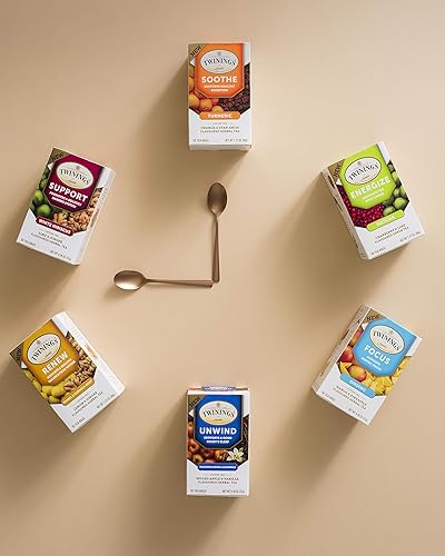 Miniatura 7 de Twinings Daily Wellness Tea Nourish Heart Healthy Beetroot naranja y jengibre té de hierbas saborizado 18 unidades paquete de 6