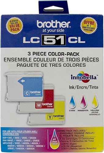 Miniatura 3 de Brother Innobella LC51Y - Cartucho de tinta, rendimiento de 400 páginas, amarillo