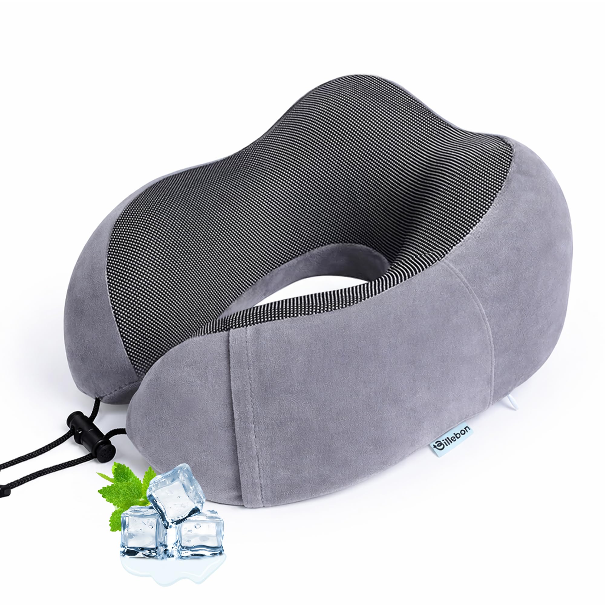 Billebon Memory Foam Neck Pillow - Travel Comfort -26