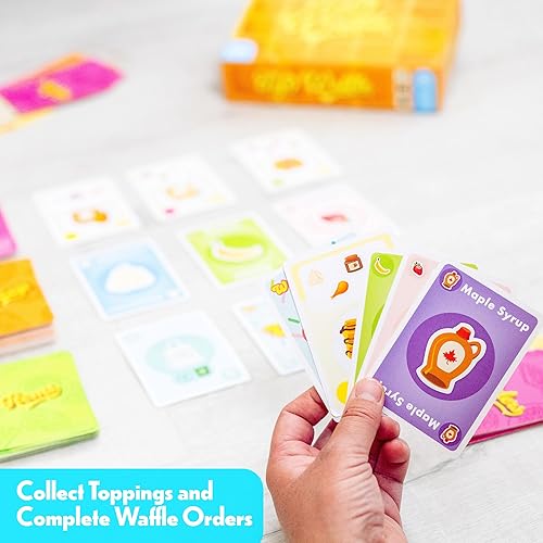 Miniatura 4 de Juego de cartas Top Waffle – Juego maravillosamente delicioso para niños, adolescentes, adultos y noche de juego familiar – Gran regalo para mayores