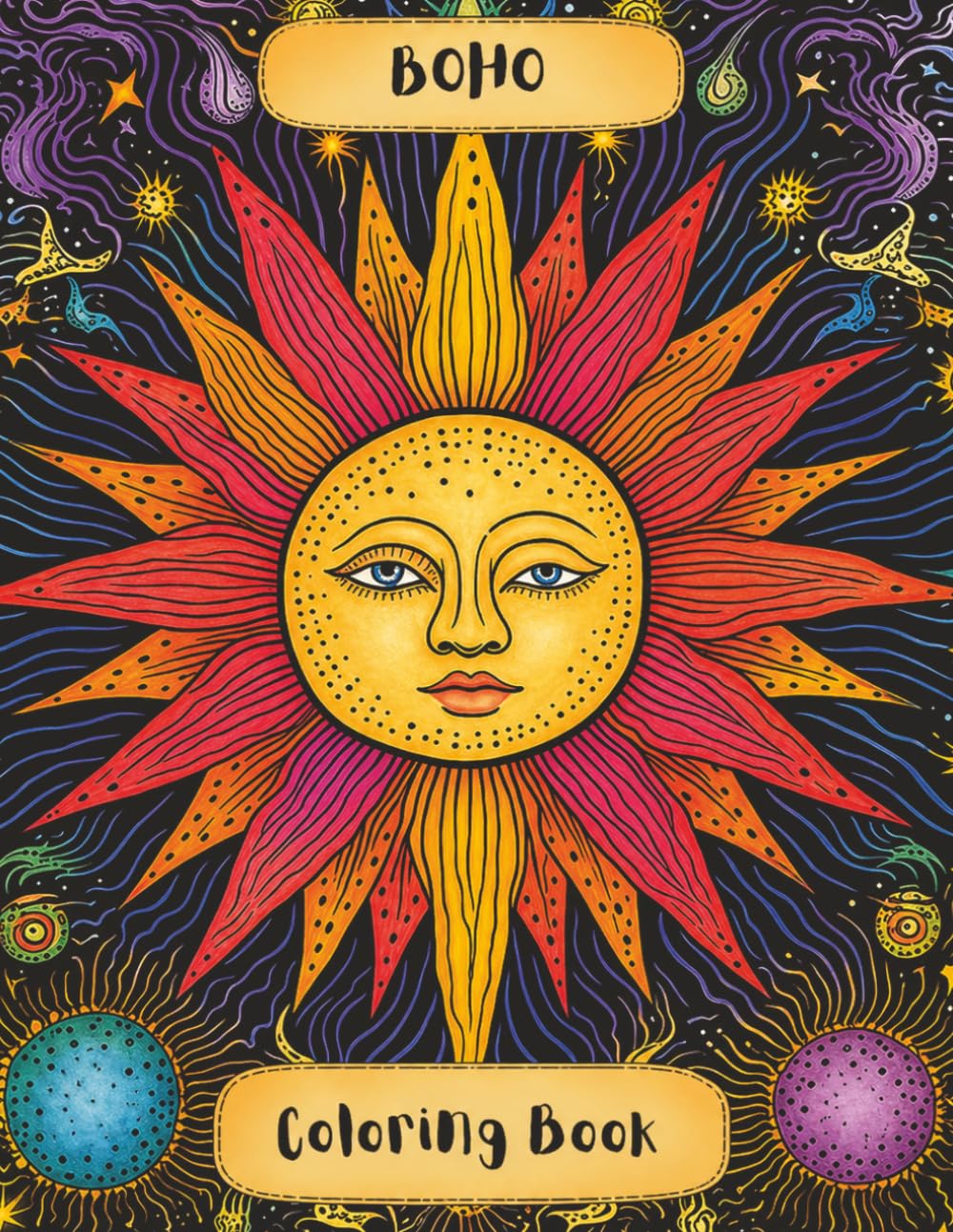 Ultimate BOHO Coloring Book: Adult coloring book