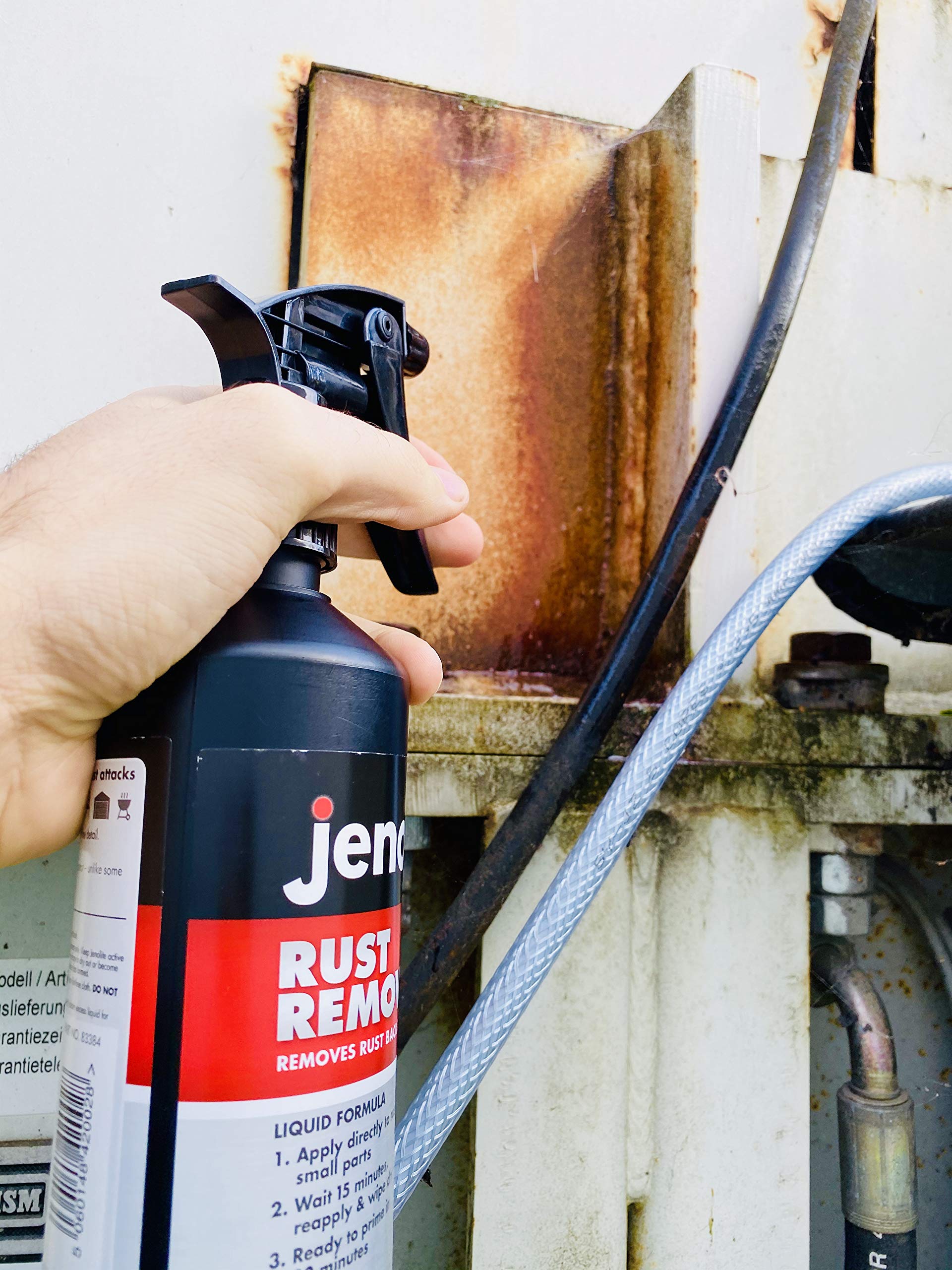 JENOLITE Original Rust Remover Liquid Trigger Spray Removes Rust Back