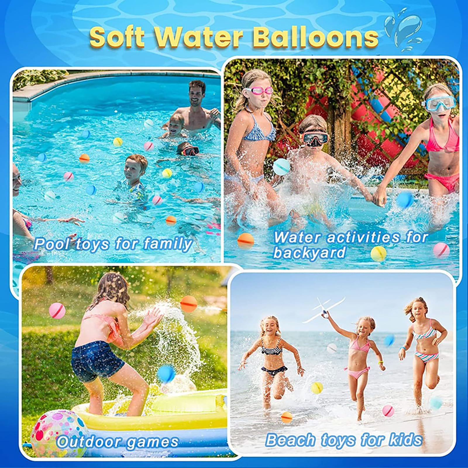 Globos de agua reutilizables, bola de agua de sili en Playa, La Habana, Cuba - R Globos de agua reutilizables, bola de agua de sili en Playa, La Habana, Cuba - R