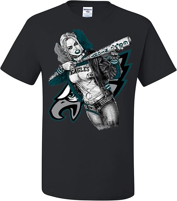 Harley Quinn Eagles Tshirt (XXLarge) Amazon.ca Clothing, Shoes
