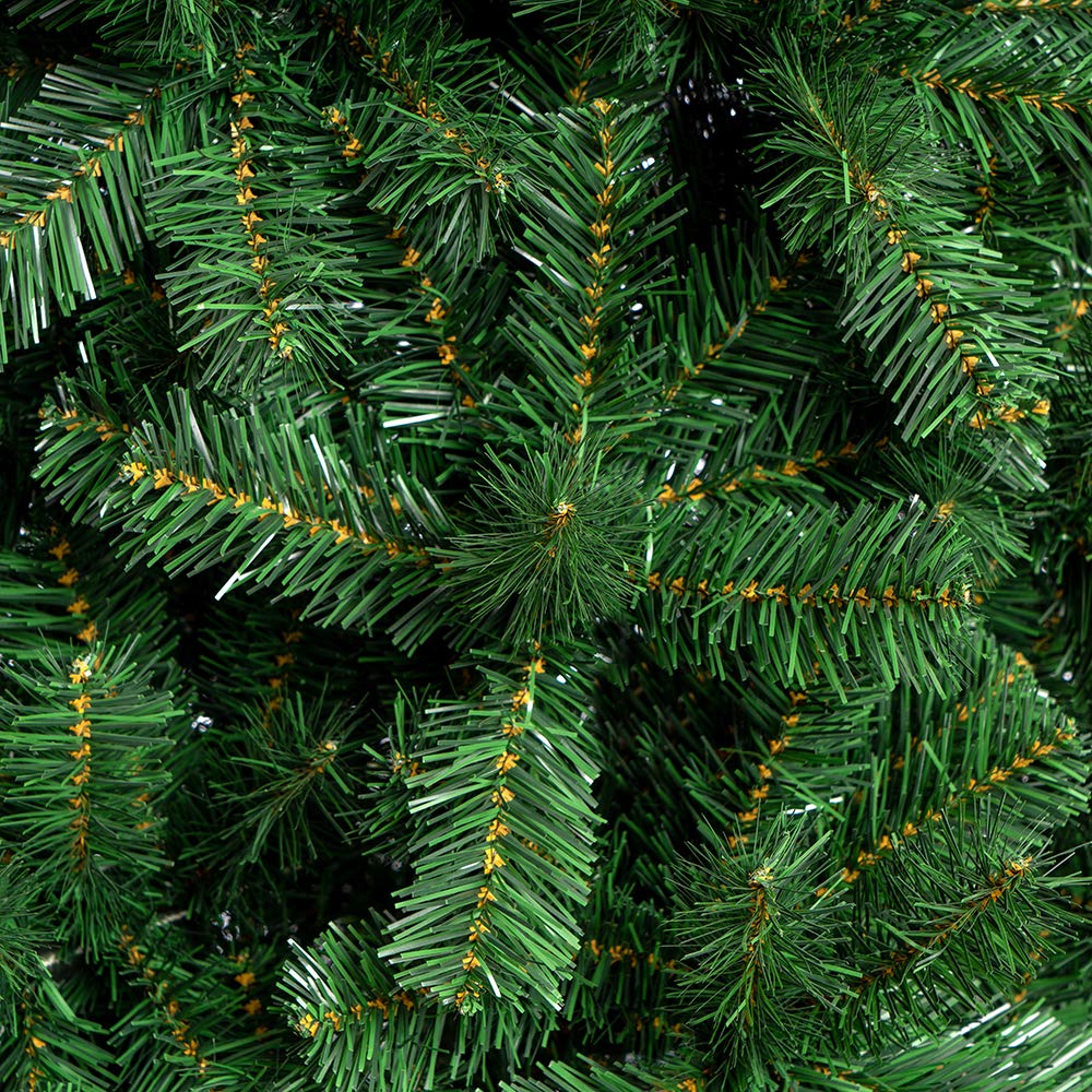 Nataland Albero di Natale Artificiale Verde Slim Modello Avert Altezza 180 Cm, Abete Super Folto con Effetto Realistico e Rami Con Aghi Anticaduta