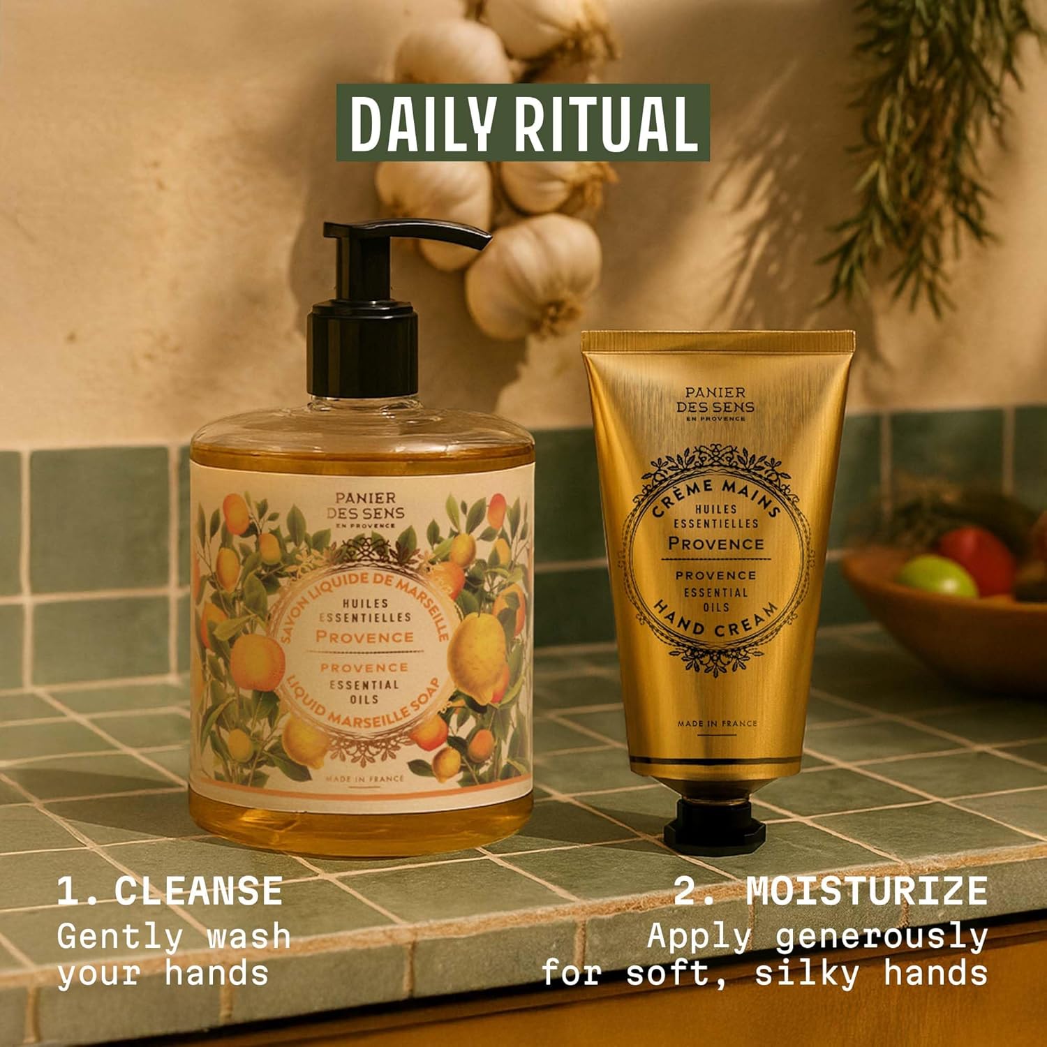 Panier des Sens Provence Hand Cream - Nourishing Shea Butter Hand Cream for Dry Cracked Hands 97% Natural Ingredients - Dermatologically Tested Hand Lotion for Woman Made in France, 2.5 fl oz - Image 7