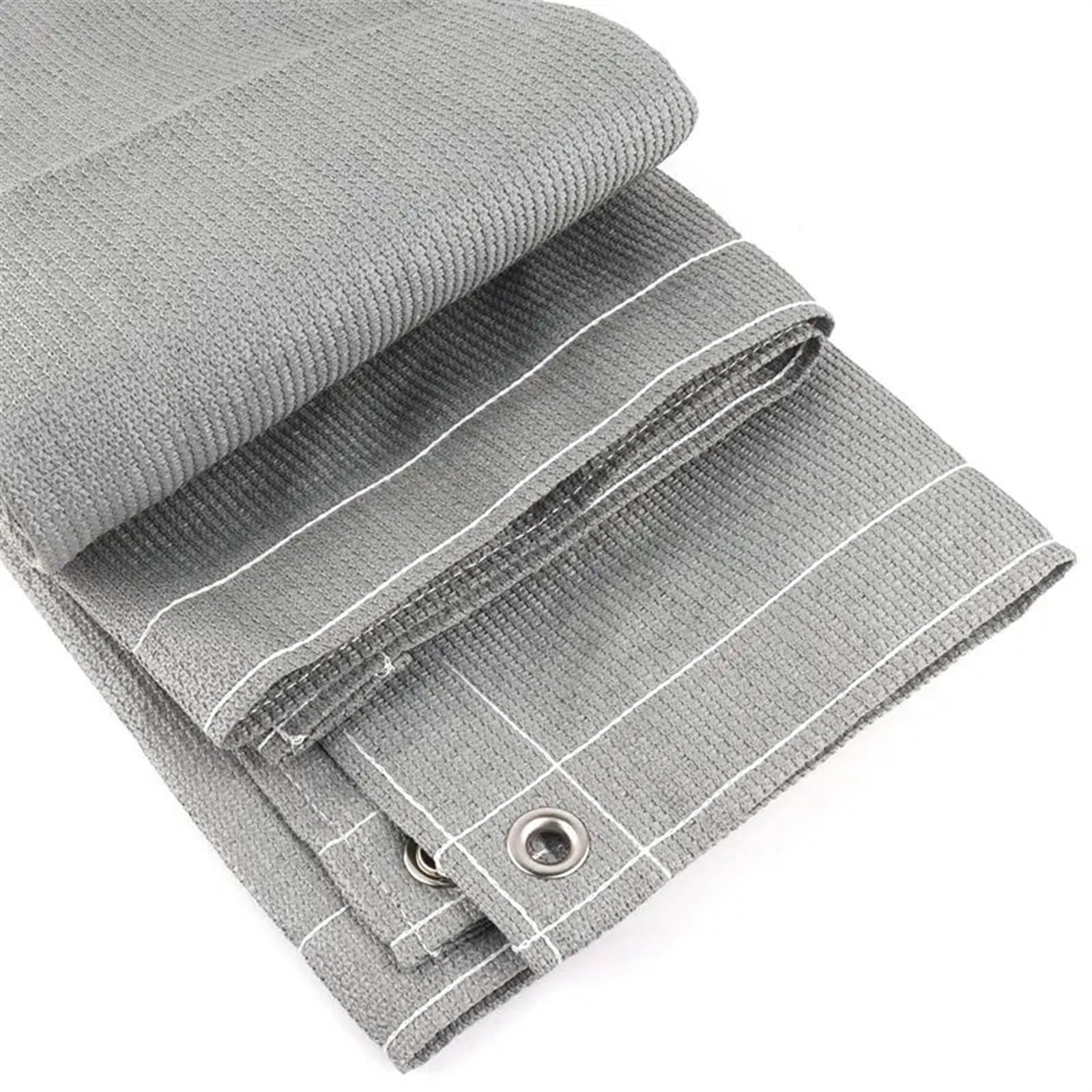Écran d'intimité pour balcon gris 0.9x2m en filet de protection jardin