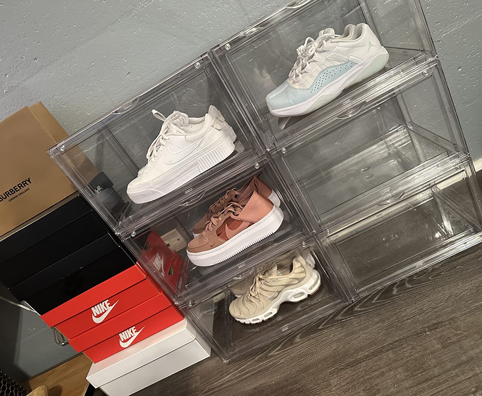 24/mo Finance Sneakerview Clear Shoe Boxes With Lid Ultra Clear