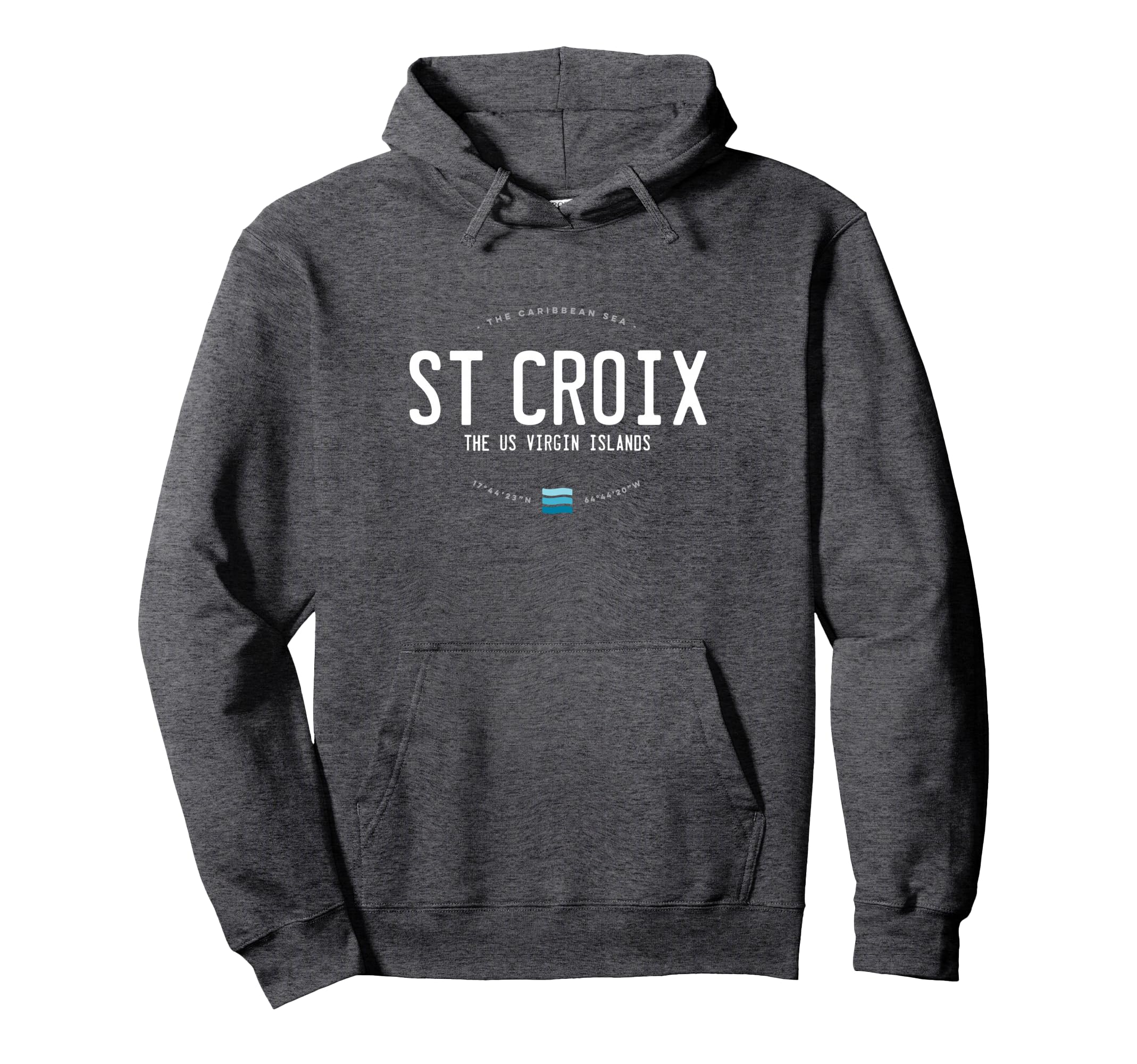 St. Croix Beach Waves Pullover Hoodie