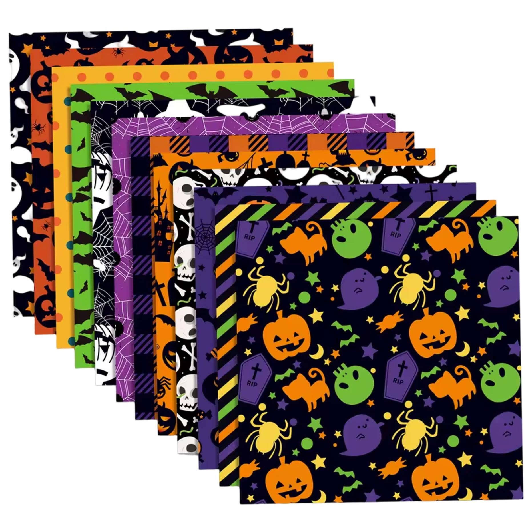 Papier de Scrapbooking Halloween 12x12 pour réussir vos cartes de vœux faites maison