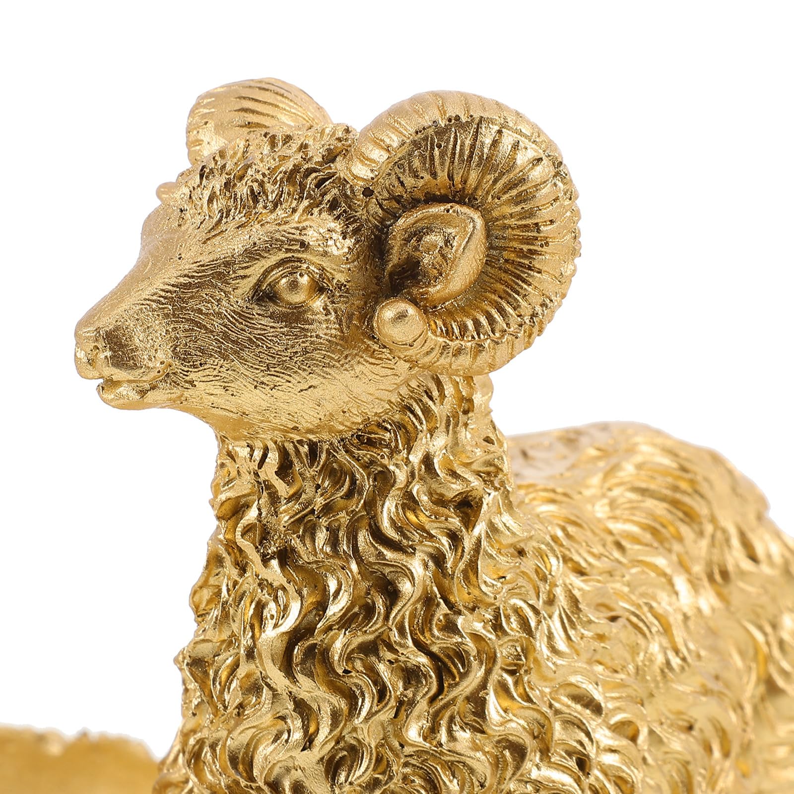 UKCOCO Bandeja de Escritorio para Joyas con Figura de Oveja, Escultura de