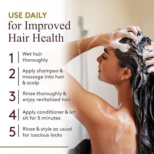 Miniatura 5 de OKAY -Champú y acondicionador Aceite de ricino jamaicano negro para el cuidado del cabello Humedad y Crecimiento - Juego de 2