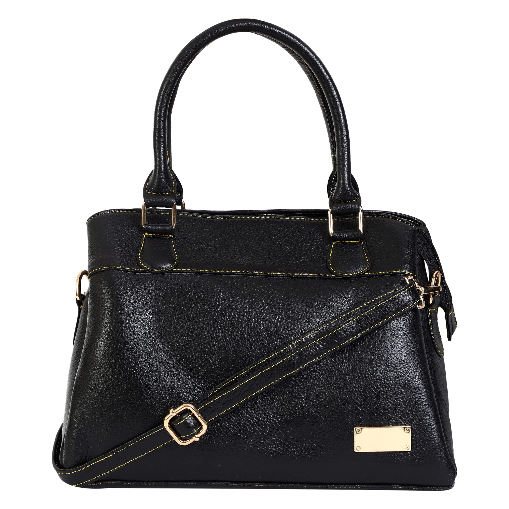Money iin Genuine Leather Handbags for Women/Pure Original Leather Ladies Purse for Regular Office Use Branded Latest With Cross Body Long Handle (Black) (B0B4KK5WL2) Amazon Price History, Amazon Price Tracker