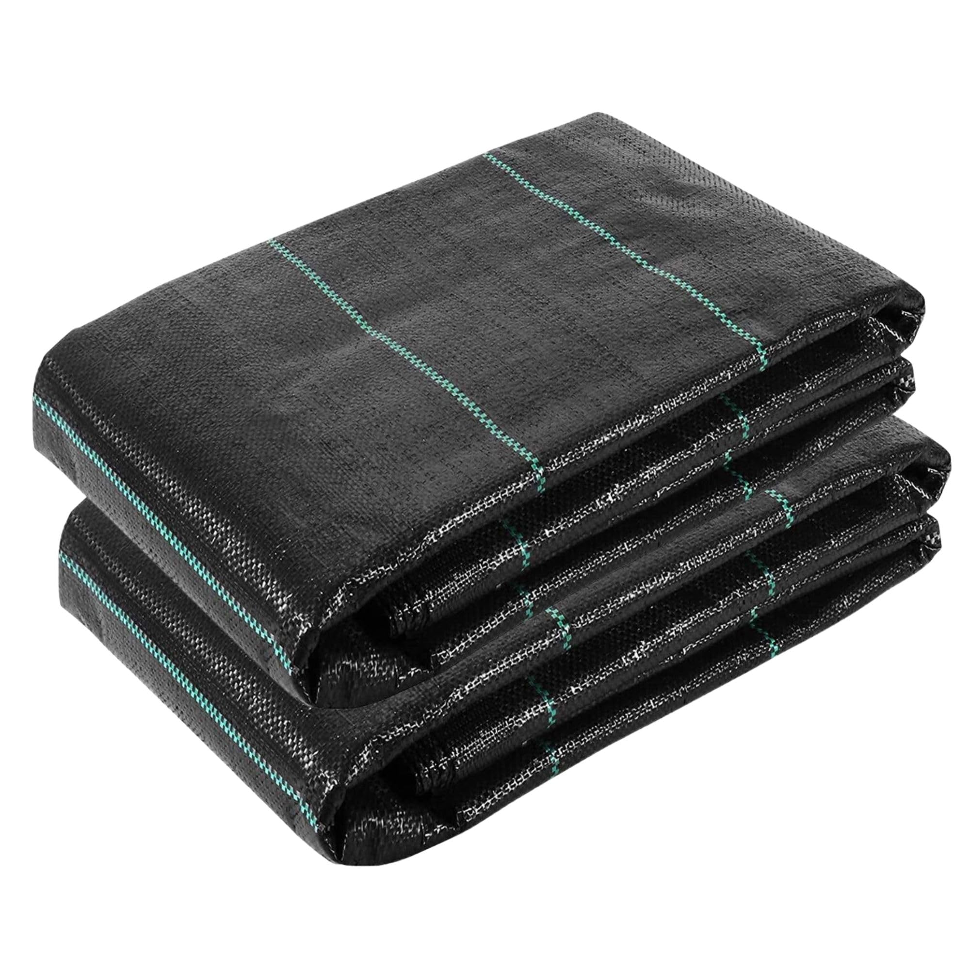 MAHIRA Weed Mat Premium 2 Meter x 30 Meter 110 GSM Black Garden Weed Fabric Heavy-Duty Weed Block Gardening Mat, Agriculture, Easy Setup & Super Weed Control, Eco-Friendly Weed Control Mate Gardening-image-47