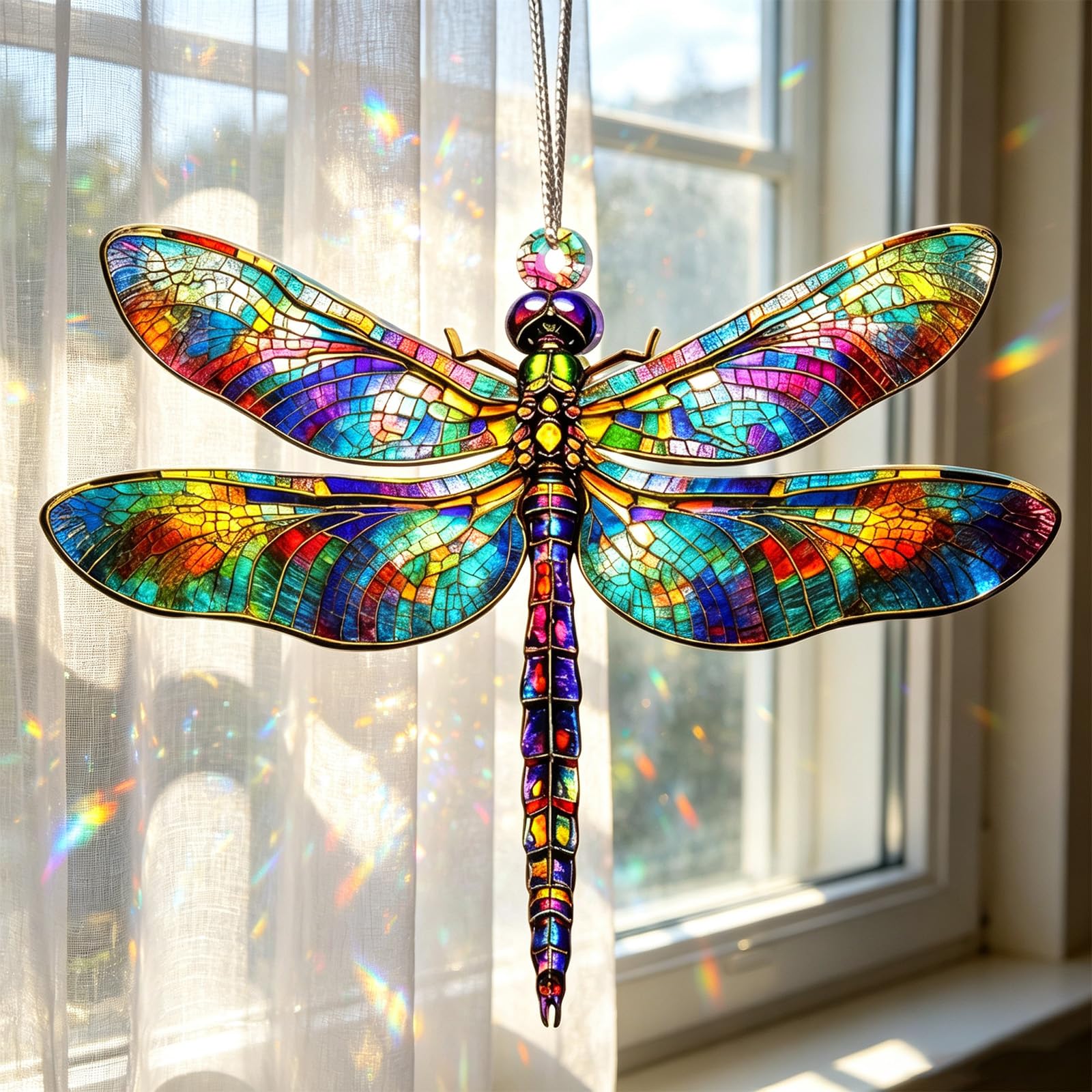 Buy Stained Dragonfly Sun Catcher, Dragonfly Gifts for Women