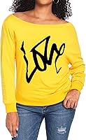 Vista 2 de AM CLOTHES Sweatshirt for Women Off The Shoulder Tops Long Sleeve Sweatshirts Oversized Sweaters Shirts
