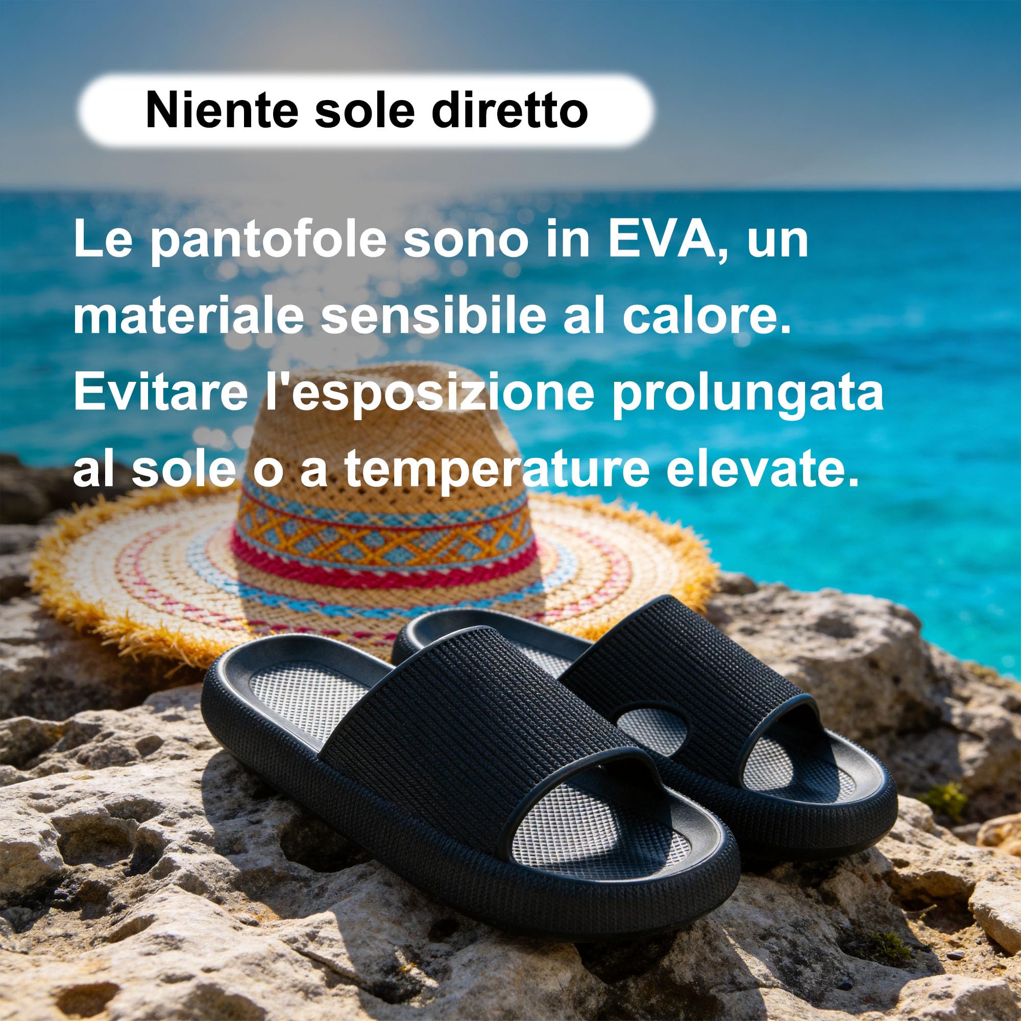 Donpapa Ciabatte Donna Uomo Estive Sandali Pantofole Comode Slide Morbide Antiscivolo Piscina Spiaggia Doccia Interno Esterno Scarpe da casa