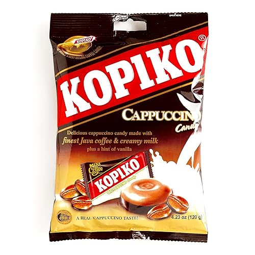 Kopiko Cappuccino Caramelos 4.23 oz cada uno (3 artículos por pedido)