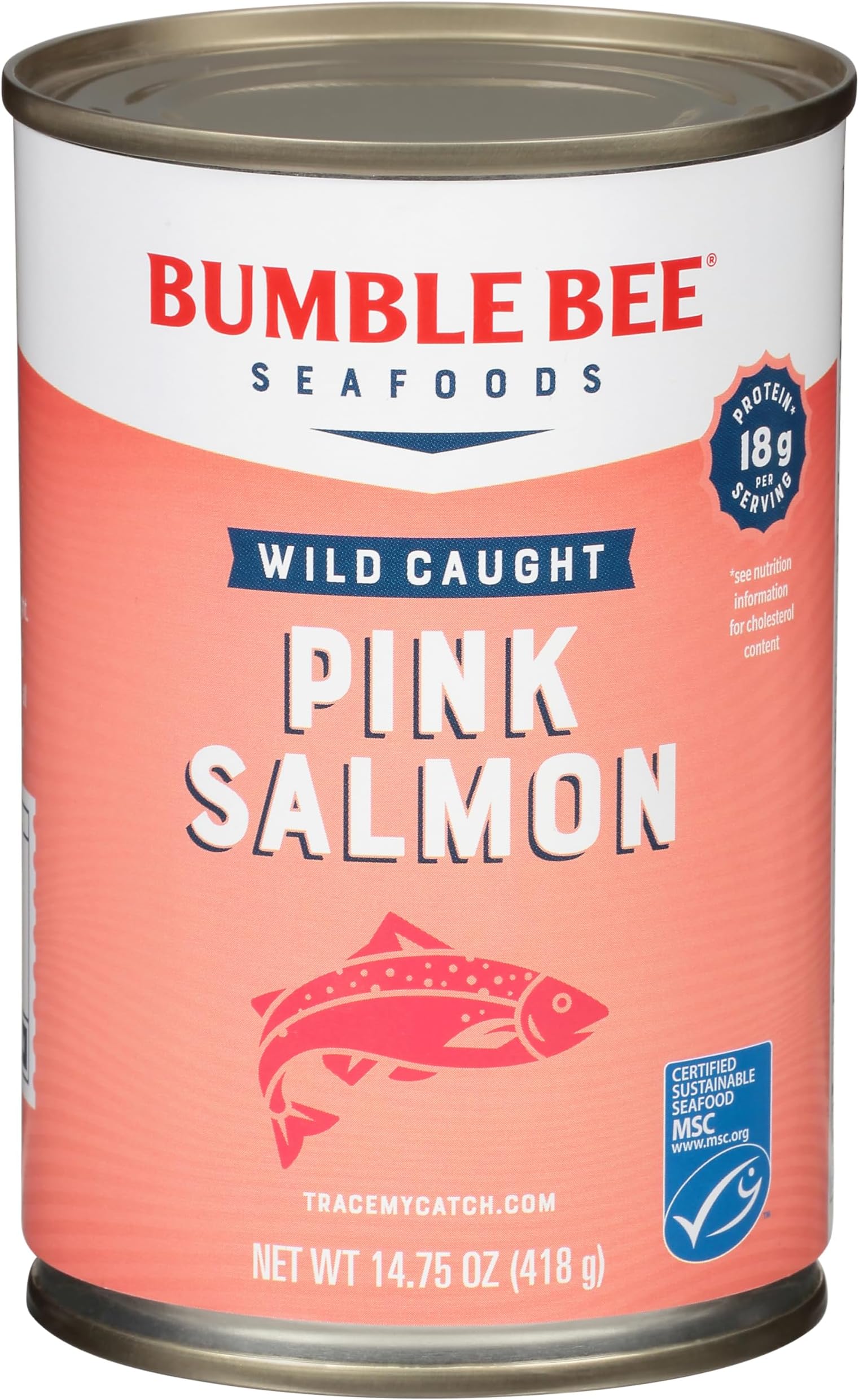 Bumble Bee Pink Salmon, Premium Wild, 14.75 oz
