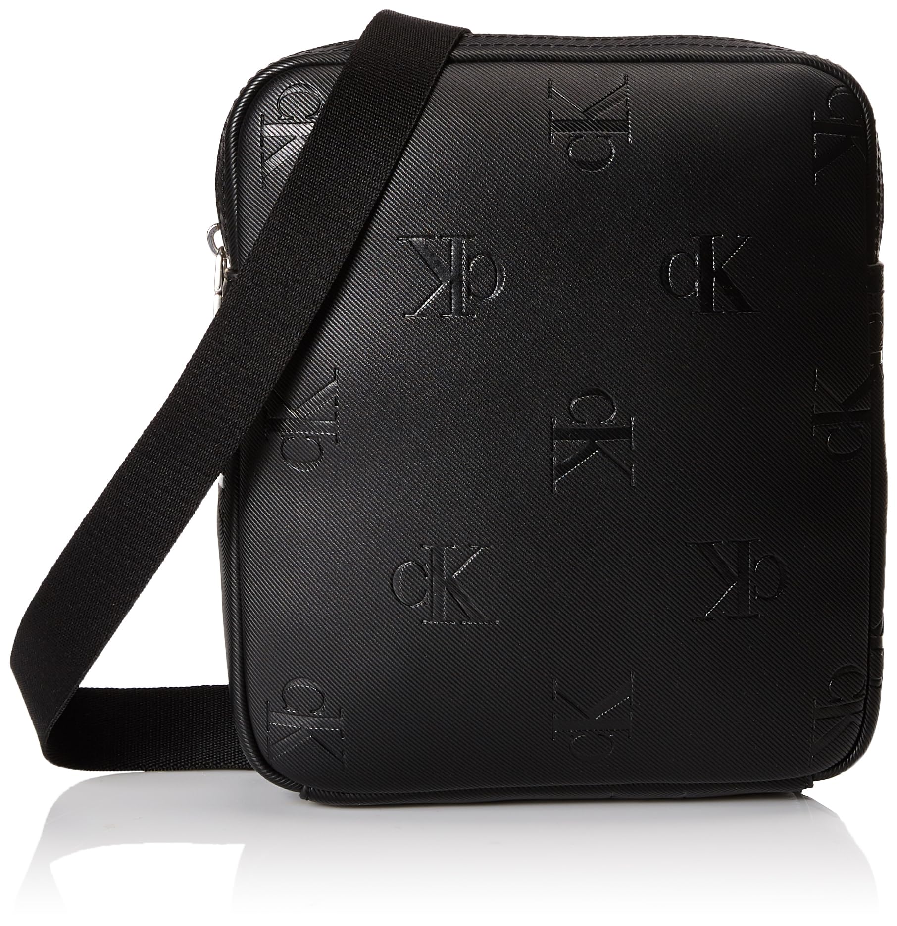 Pochette Calvin Klein logo all over homme aux finitions premium