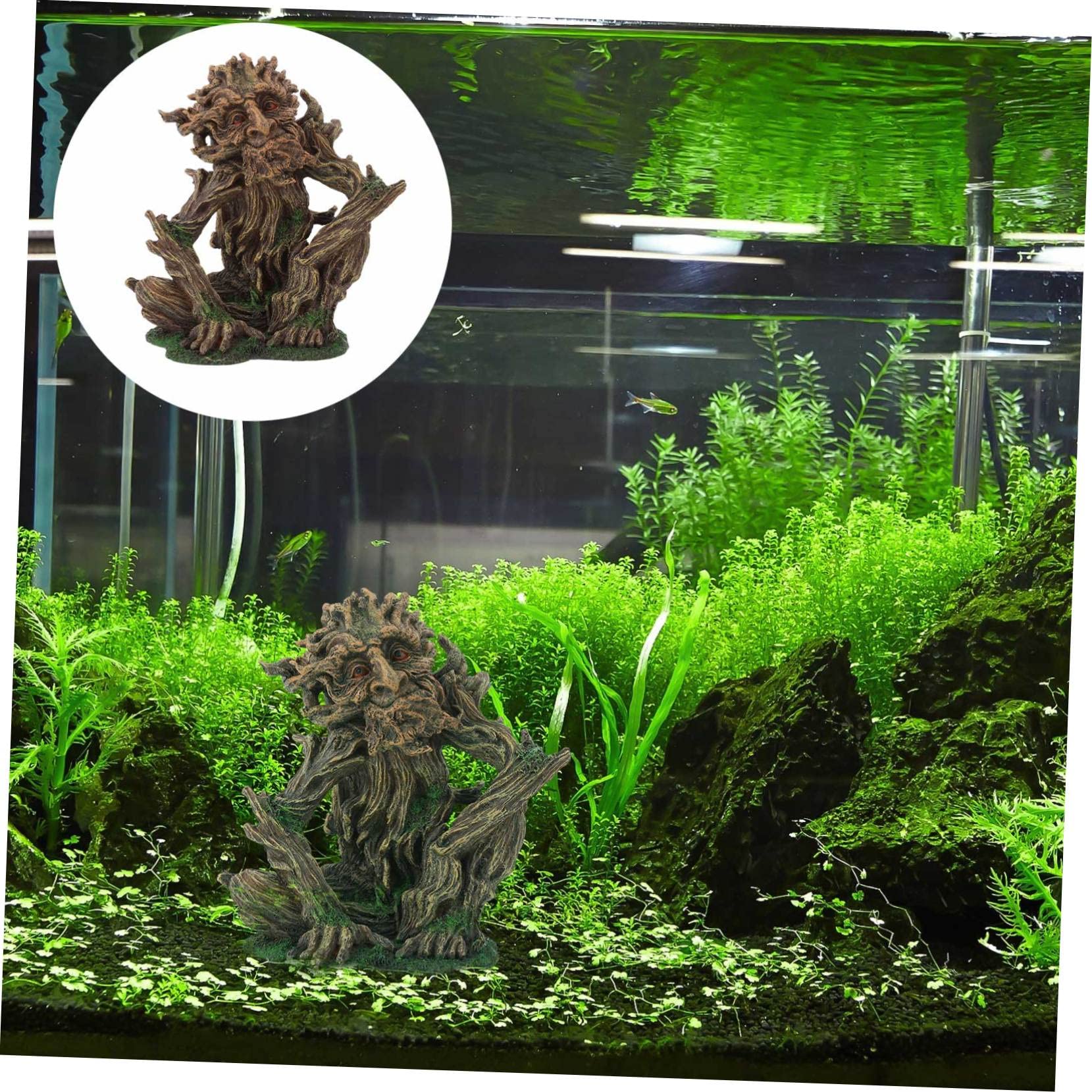 1Pièce Ornement Résine pour Aquarium Abri Créatif pour Poissons et Crevettes Décoration de Réservoir Idéale pour Aménagement Paysager Aquatique