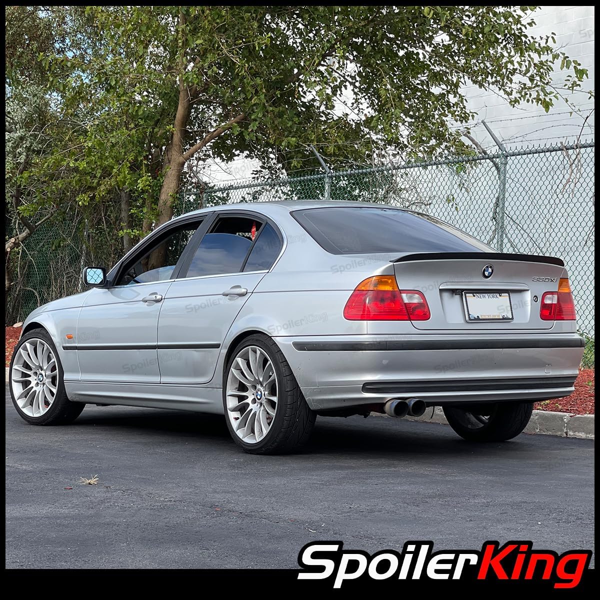 SpoilerKing Duckbill Trunk Spoiler (284G) Compatible with BMW 3 Series E46 1998-2006 Sedan 4DR