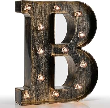Amazon.com: Vintage Light Up Marquee Letters with Lights