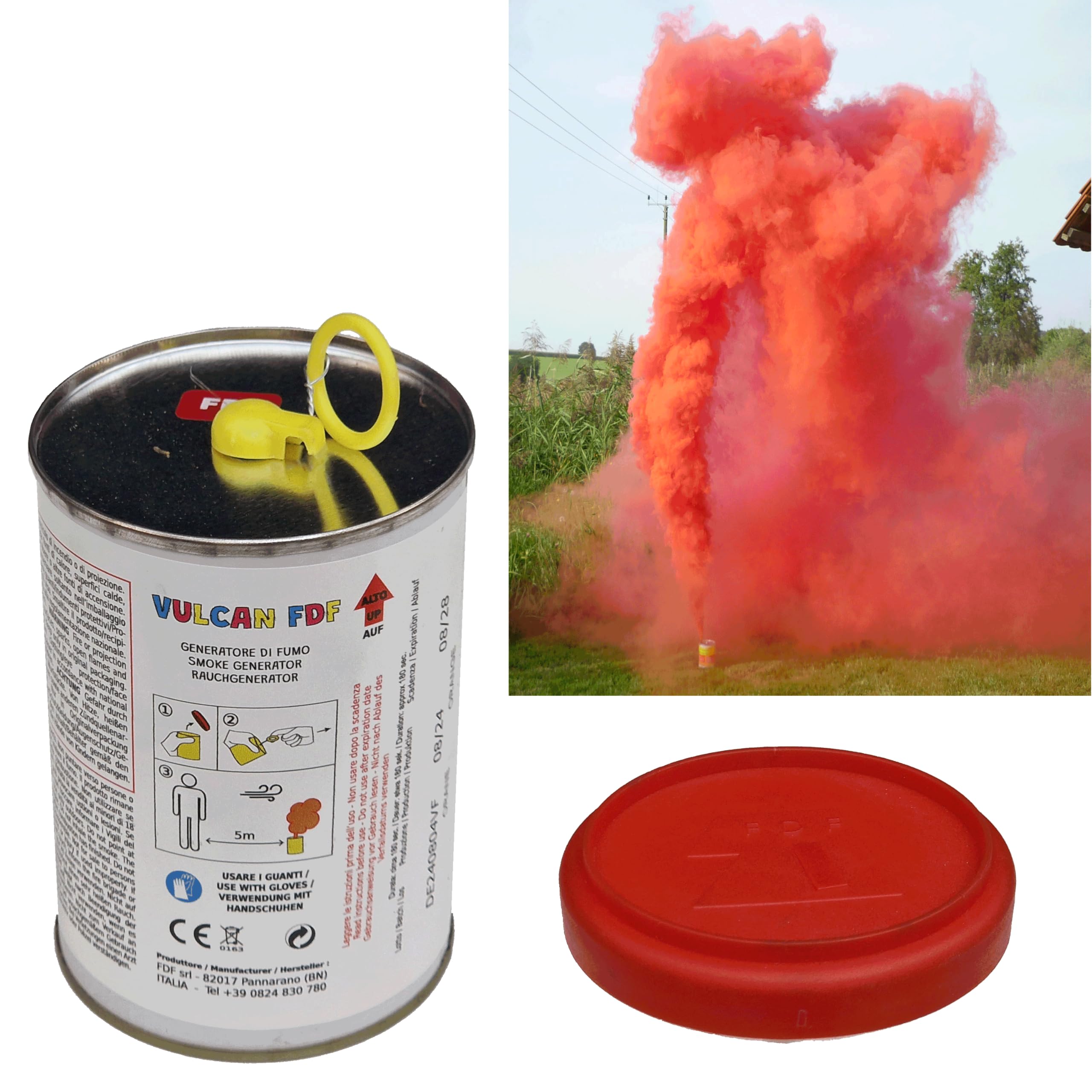 Raucherzeuger Mr. Smoke Typ 4 in Rot