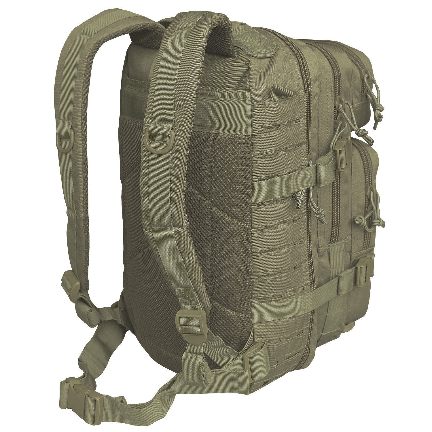 Mil-Tec Laser Cut Assault Backpack, Olive Drab, Large, 14002701