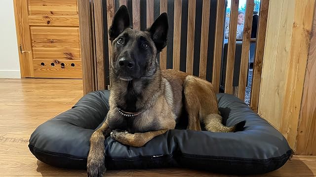 Foto 5 de 8 de 4L Textil Ella Cama de Perro Grande Cama Perro Piel Sintetica Cama para Perros Color y tamaño elegibles de M…