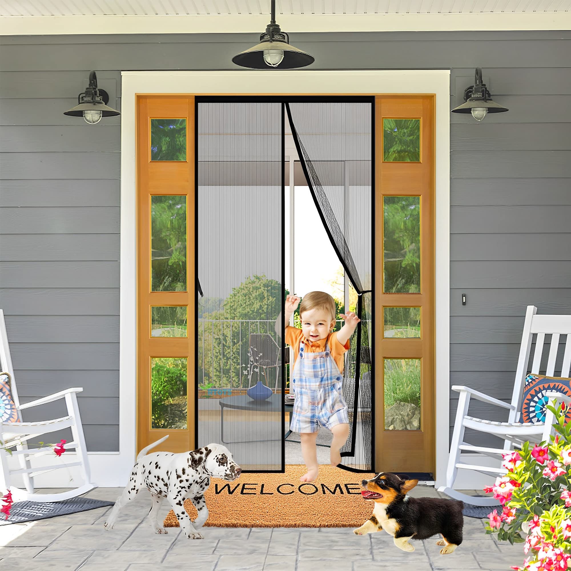 Moustiquaire Magnétique 290 X 225 Cm Magnétique Rideau