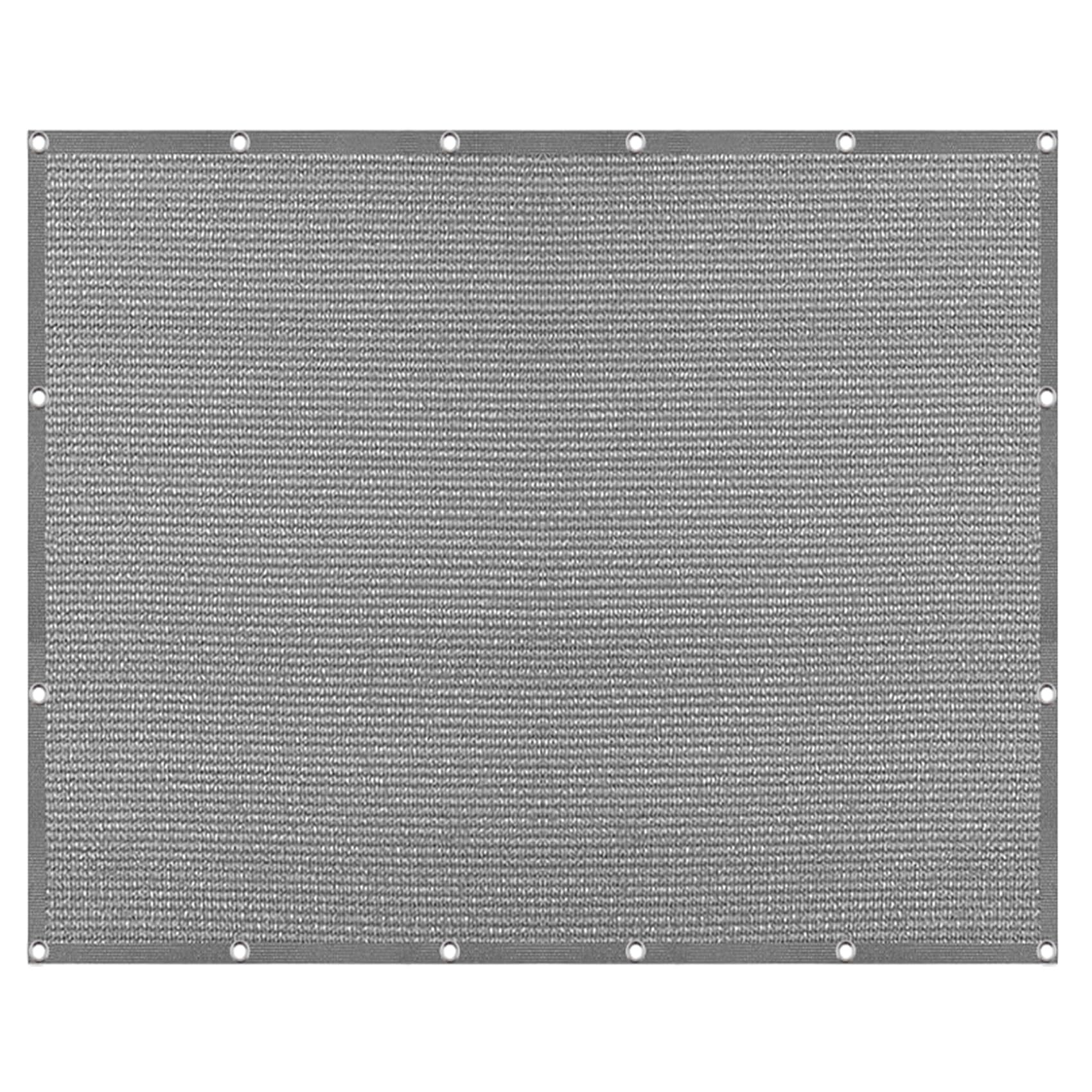 Toile ombrage auvent respirant 360x580 gris clair pour jardin