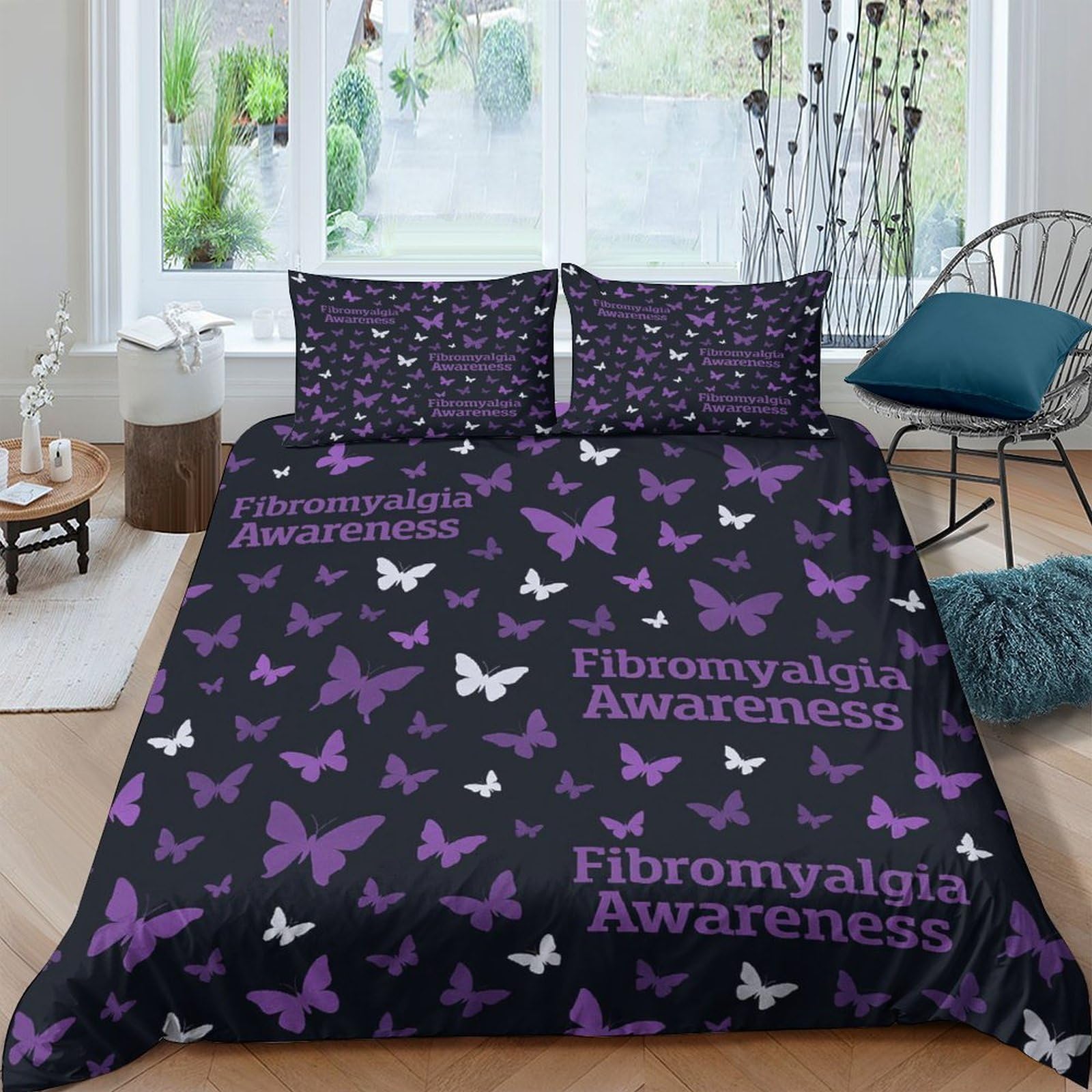 Linge de lit fibromyalgia pour chambre adulte parure super king légère