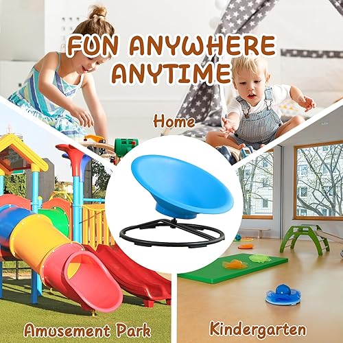 Miniatura 9 de Silla Giratoria para Niños Autistas, Juguetes de Sentarse y Girar para Autismo para Edad 3+, Silla Giratoria Sensorial que Mejora las Habilidades