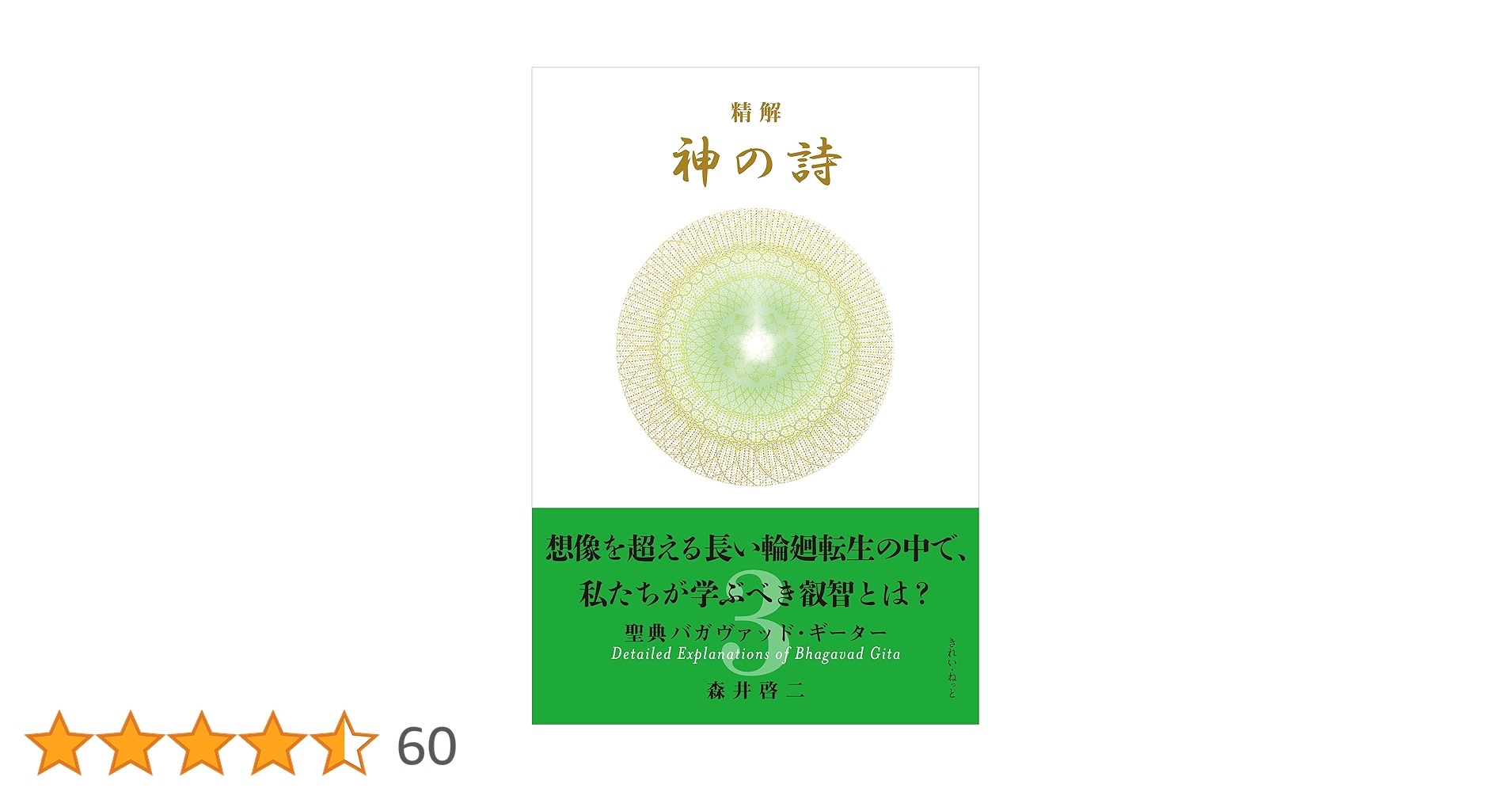 精解 神の詩 聖典バガヴァッド・ギーター 3 | 森井 啓二 |本