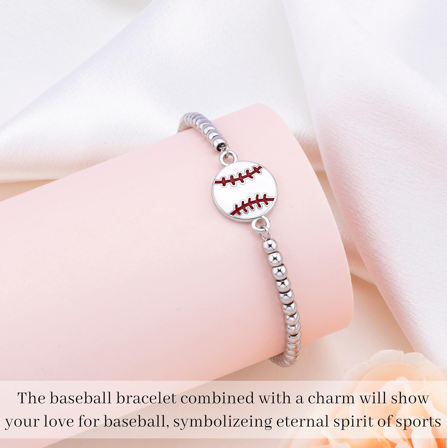 Gifts for Pickleball Lovers, Soccer/Baseball/Pickleball Bracelet Pickleball Stuff Jewelry Birthday Gifts for Women Men Teens Players - Image 2