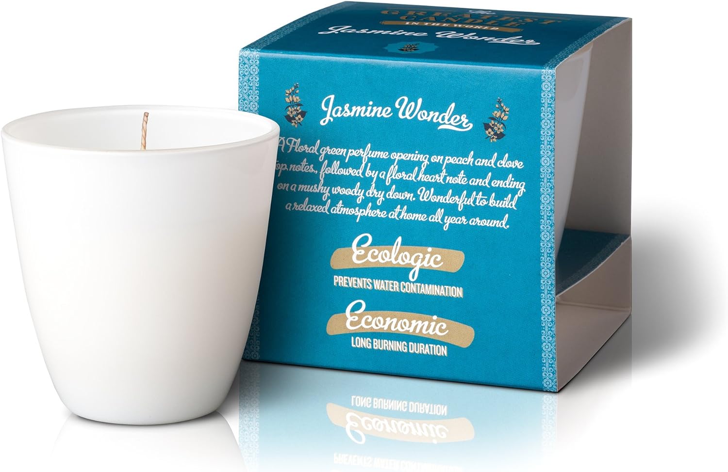 The Greatest Candle In The World With Jasmine Fragrance Wonder, Wax