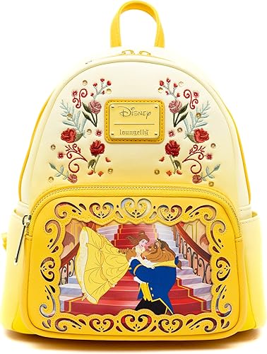 Loungefly Disney Beauty and the Beast - Mini mochila Belle de la serie Princess Stories Varios colores